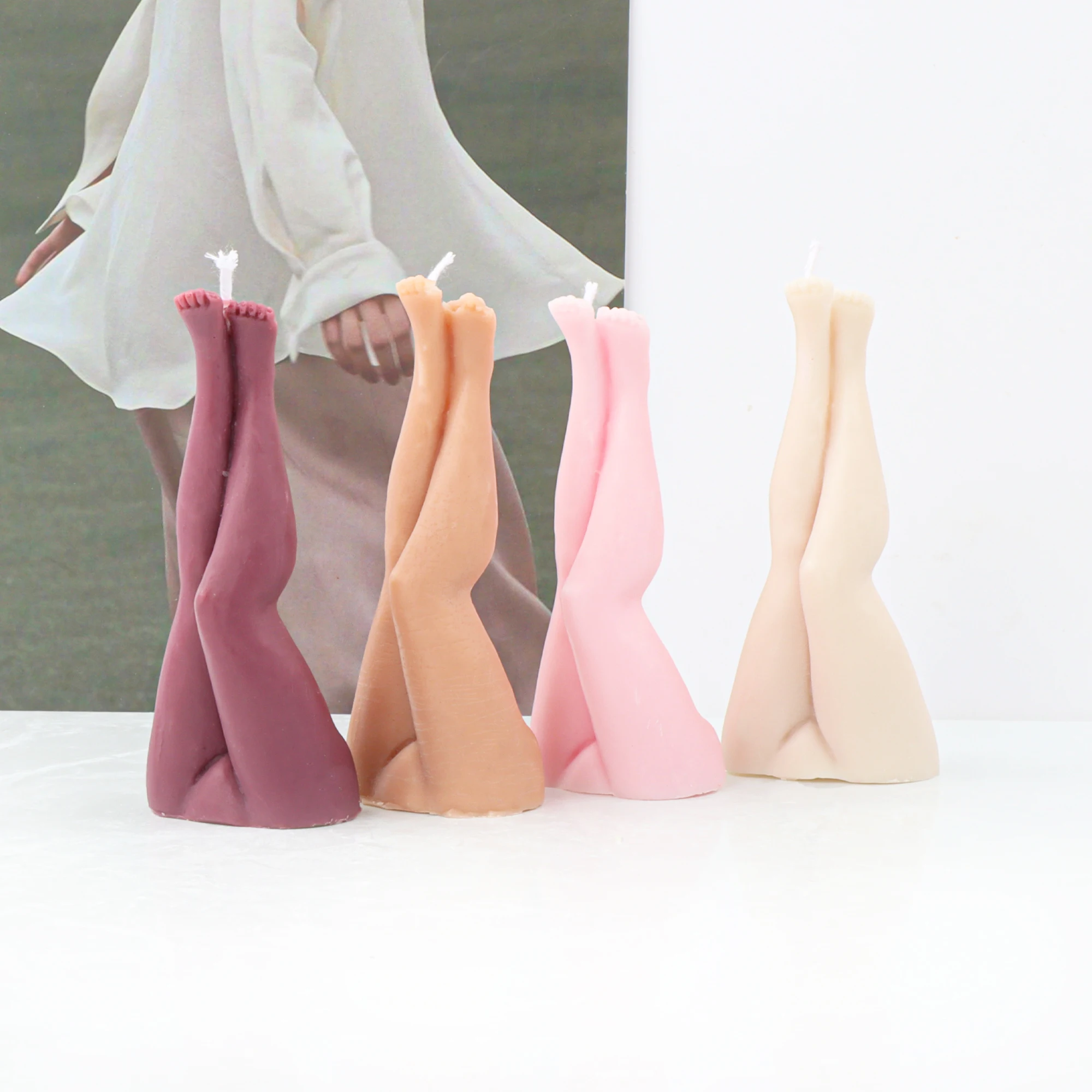 3D Human Sexy Woman Legs Silicone Candle Mold Female Body Thin Dancing Ballet Soap Plaster Statue Making Tools Home Decoration
3D Human Sexy Woman Legs Silicone Candle Mold Female Body Thin Dancing Ballet Soap Plaster Statue Making Tools Home Decoration