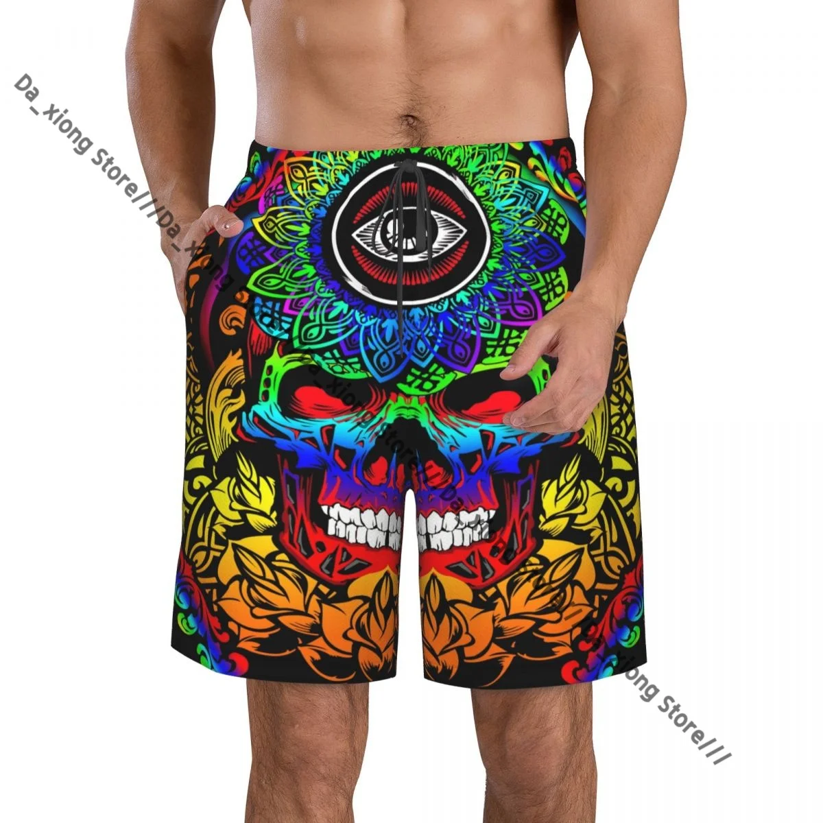 Mens Swimwear Swim Short Trunk Psychedelic Skull Beach Board Shorts Swimming Surffing shorts
Mens Swimwear Swim Short Trunk Psychedelic Skull Beach Board Shorts Swimming Surffing shorts