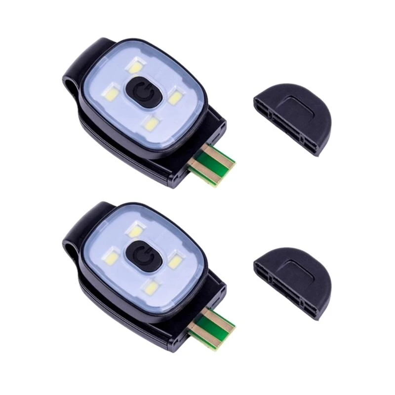 2Pcs Clip-on Lights USB Rechargeable Night Running Chest Lights LED Running Lights for Dog Walking Hiking Joggers 831F
2Pcs Clip-on Lights USB Rechargeable Night Running Chest Lights LED Running Lights for Dog Walking Hiking Joggers 831F