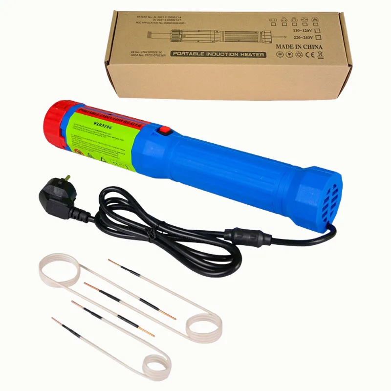 110V/220V/230V 1400W Induction Heating Equipment KOTUMY Mini Industrial Heater No Water Cooling with Assorted Coils
110V/220V/230V 1400W Induction Heating Equipment KOTUMY Mini Industrial Heater No Water Cooling with Assorted Coils