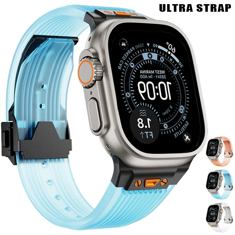 Soft Silicone Strap For Apple Watch Ultra 3 2 1 49mm Sport Rubber Band For iWatch Series 11 10 9 8 7 6 5 4 se 46mm 45mm 44mm 
Soft Silicone Strap For Apple Watch Ultra 3 2 1 49mm Sport Rubber Band For iWatch Series 11 10 9 8 7 6 5 4 se 46mm 45mm 44mm