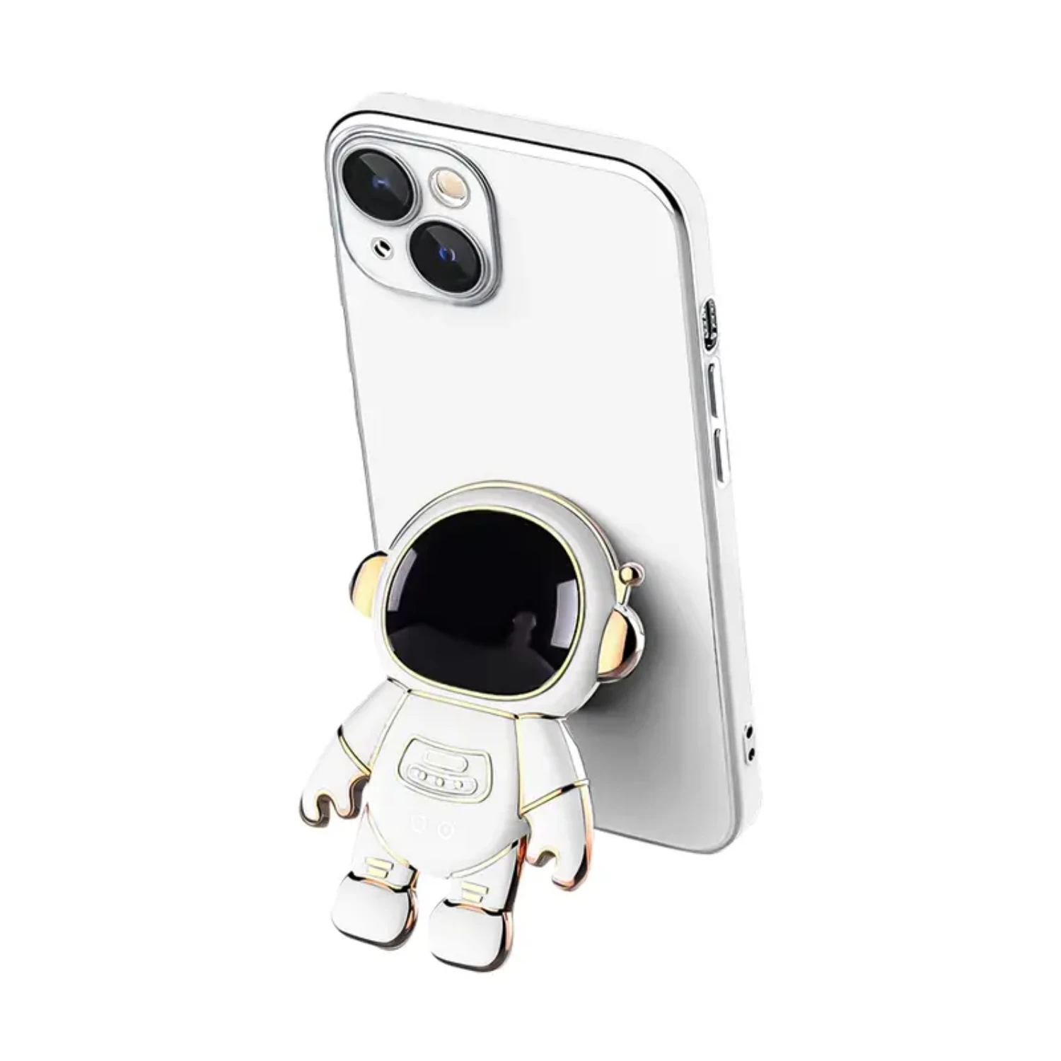 White Electroplated Astronaut Phone Case With Hidden Stand For IPhone13/13Mini/13Pro/13Pro Max,iPhone12/12Mini/12Pro/12Pro Max,i
White Electroplated Astronaut Phone Case With Hidden Stand For IPhone13/13Mini/13Pro/13Pro Max,iPhone12/12Mini/12Pro/12Pro Max,i
