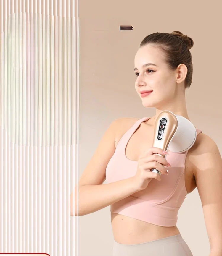 Electric massager stick handheld massager, multifunctional tool for automatic kneading and kneading of the cervical spine
Electric massager stick handheld massager, multifunctional tool for automatic kneading and kneading of the cervical spine