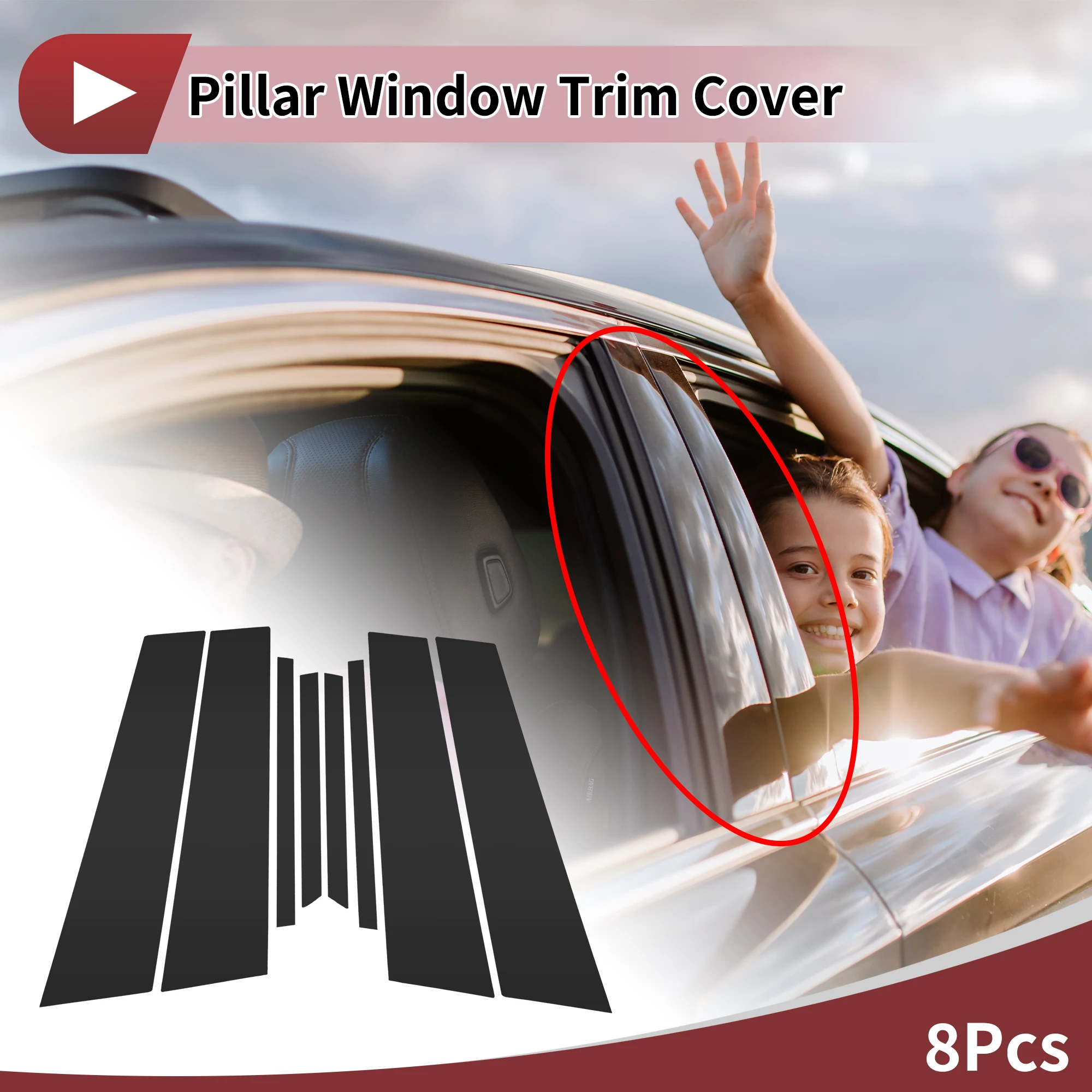 UXCELL Front Rear Left Right Door Pillar Window Trim for Volkswagen Polo Sedan
UXCELL Front Rear Left Right Door Pillar Window Trim for Volkswagen Polo Sedan