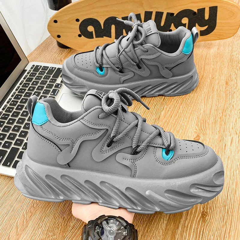 Men Platform Sports Sneaker Mesh Lace Up Breathable Casual Sports Shoes Comfortable Fashion Shoes for Men
Men Platform Sports Sneaker Mesh Lace Up Breathable Casual Sports Shoes Comfortable Fashion Shoes for Men