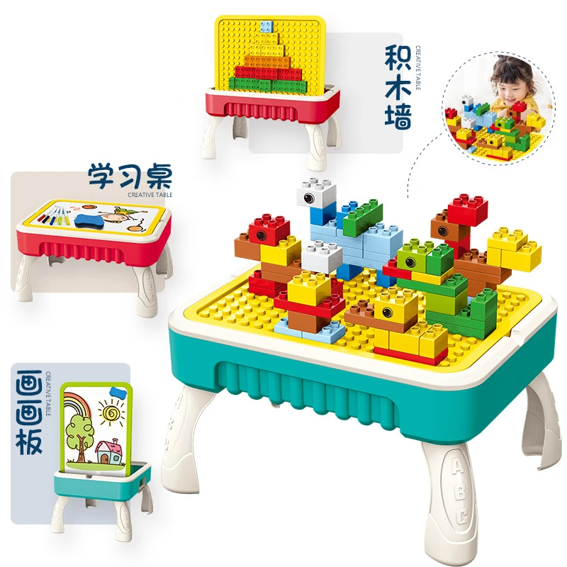 Multi Functional Building Blocks Table Classic Marble DIY Run Bricks Set Kindergarten Learning Storage Desk Toys Gifts For Kids
Multi Functional Building Blocks Table Classic Marble DIY Run Bricks Set Kindergarten Learning Storage Desk Toys Gifts For Kids