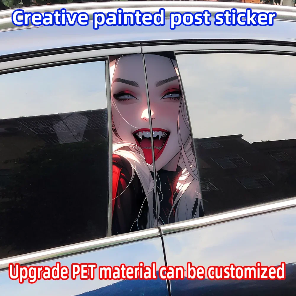 Vampire Girl Car Stickers Auto B Pillar Waterproof Sunscreen Decoration Cover Scratches Car Door Pillar Vinyl Decals Accessories
Vampire Girl Car Stickers Auto B Pillar Waterproof Sunscreen Decoration Cover Scratches Car Door Pillar Vinyl Decals Accessories