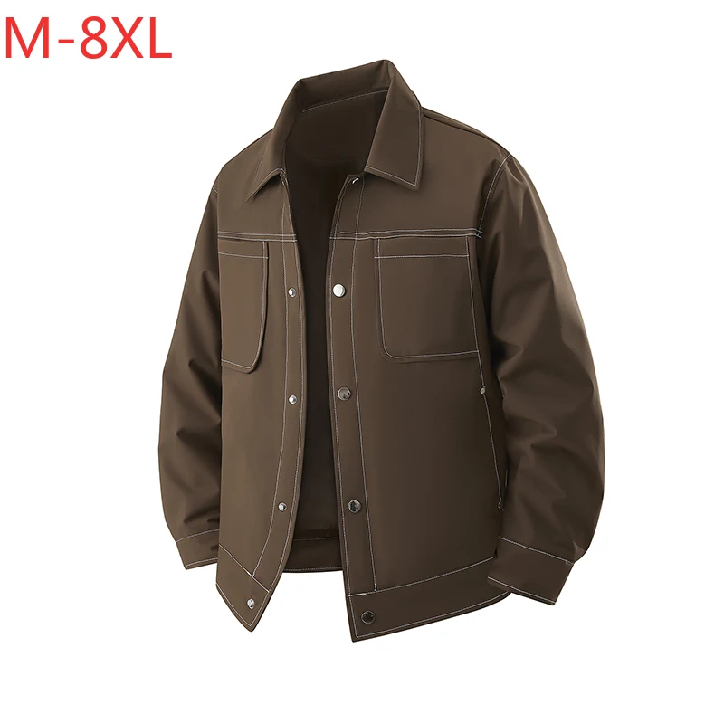 2026 весенняя уличная мужская куртка, рабочая одежда, куртки с рубашным воротником большого размера, пальто унисекс, свободное, удобное, дышащее, простое, 8XL 7XL
2026 весенняя уличная мужская куртка, рабочая одежда, куртки с рубашным воротником большого размера, пальто унисекс, свободное, удобное, дышащее, простое, 8XL 7XL