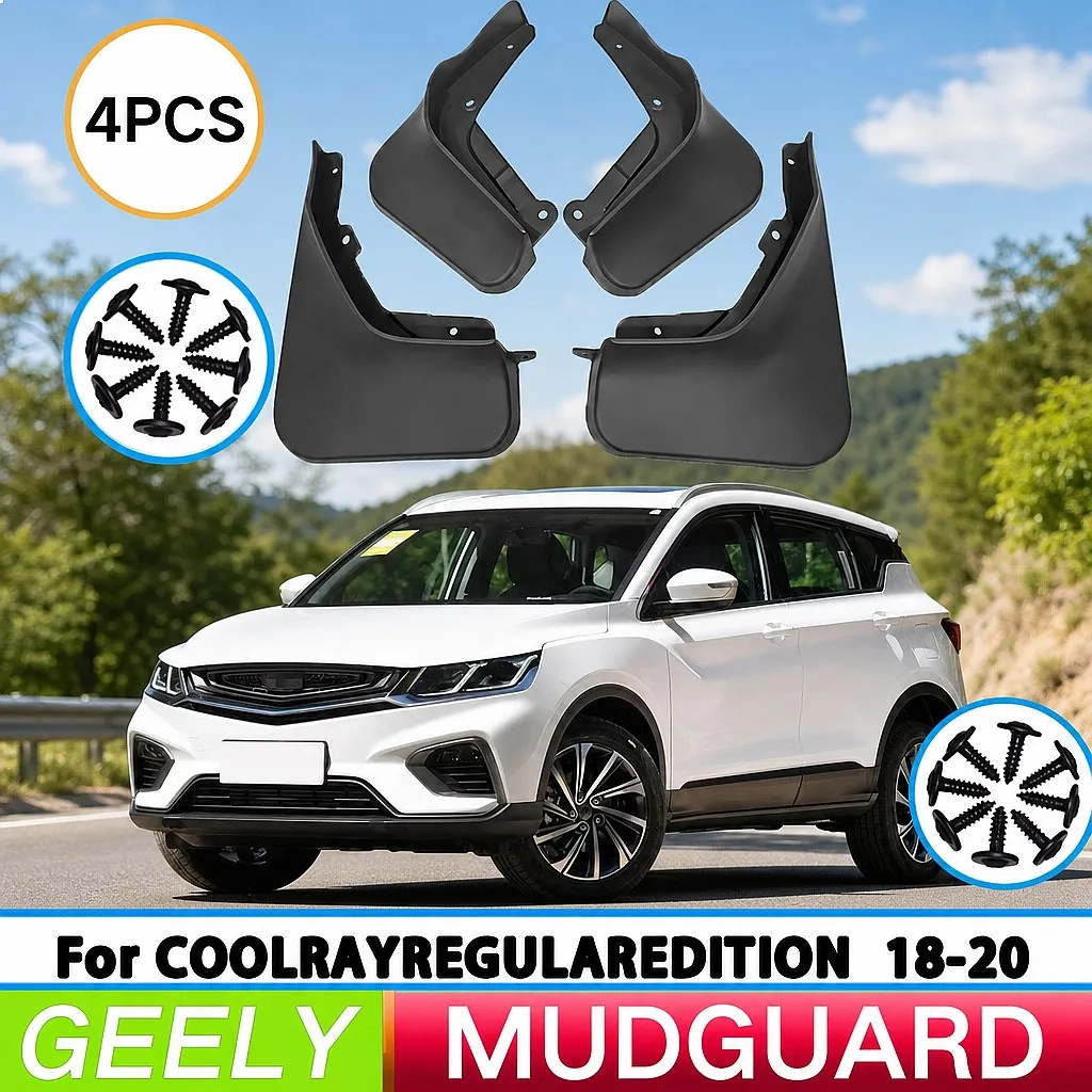 Geely Coolray 2018-2020 Front Rear Mudguards Splash Protectors for Binyue Standard
Geely Coolray 2018-2020 Front Rear Mudguards Splash Protectors for Binyue Standard
