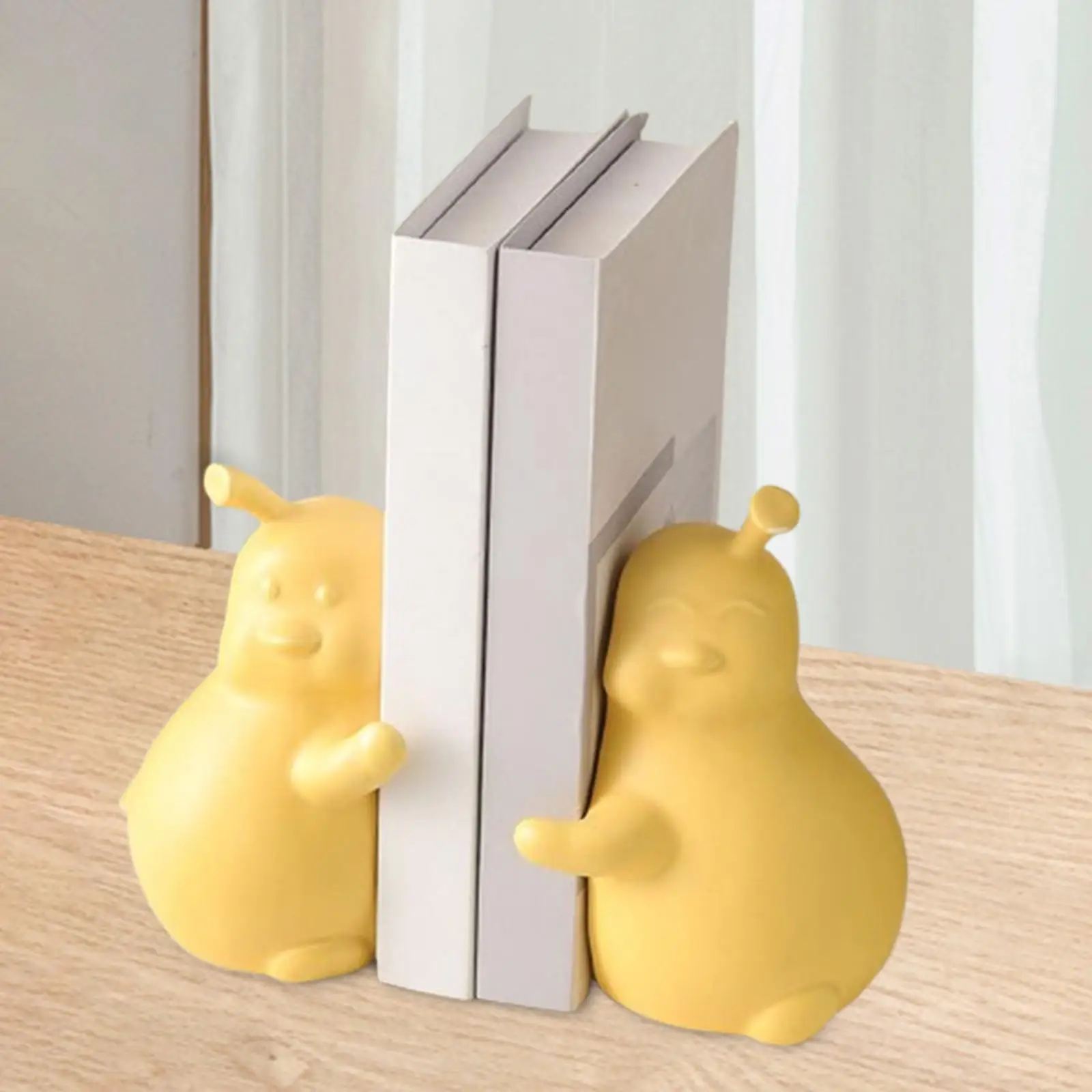 2Pcs Pear Bookends,Decorative Book Ends,School Funny Book Holder Stopper Duck Statues Figurines for Heavy Books Housewarming
2Pcs Pear Bookends,Decorative Book Ends,School Funny Book Holder Stopper Duck Statues Figurines for Heavy Books Housewarming