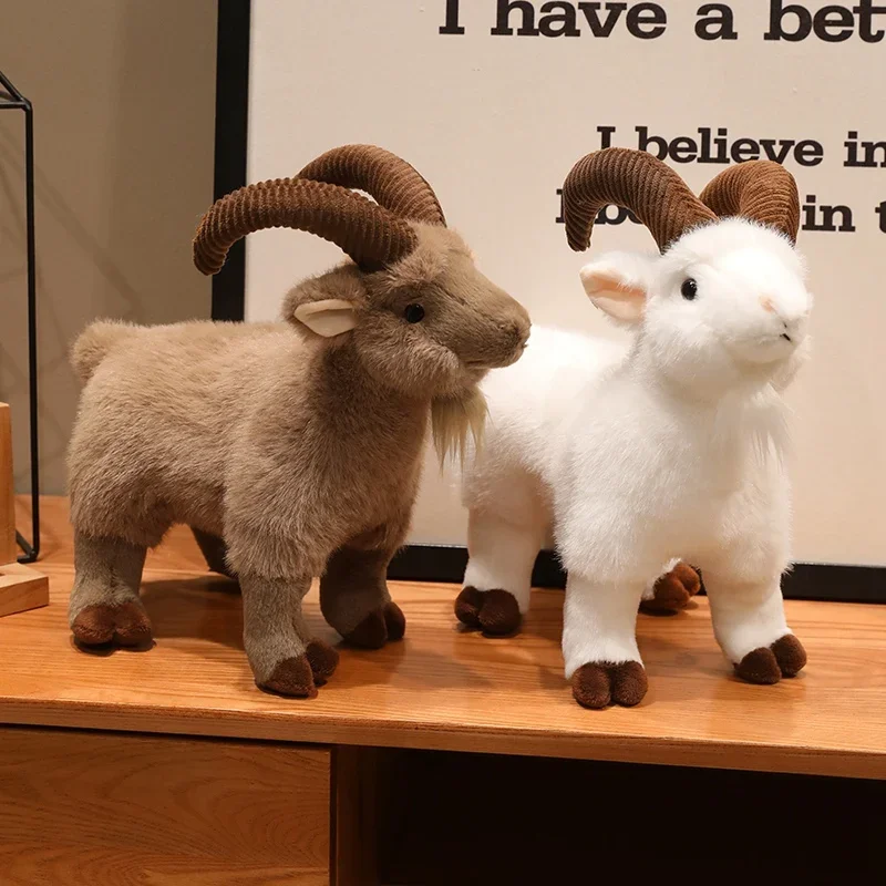 Lifelike Goat Ram Stuffed Animal Plush Doll Soft Simulation Alpine Goat Plush Toy Cute Realistic Goat Plushie Home Decor Gifts
Lifelike Goat Ram Stuffed Animal Plush Doll Soft Simulation Alpine Goat Plush Toy Cute Realistic Goat Plushie Home Decor Gifts