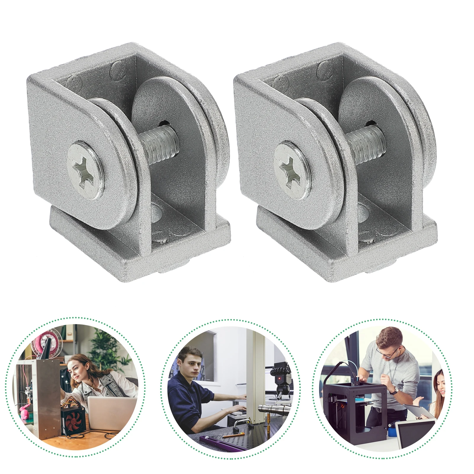 2Pcs Zinc Alloy Pivot Joint Connector Flexible Design for 2020 Aluminum Profile Durable and Reliable
2Pcs Zinc Alloy Pivot Joint Connector Flexible Design for 2020 Aluminum Profile Durable and Reliable