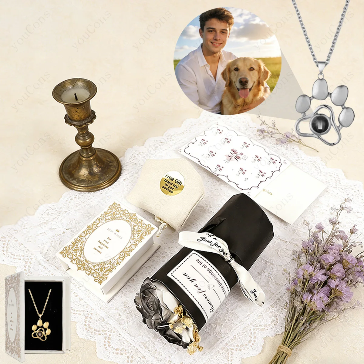 Custom Color Photo Projection Necklace With Mini Book Bouquet Gift Set Free Gifts Mother's Day Valentine's Day For Women Elegant
Custom Color Photo Projection Necklace With Mini Book Bouquet Gift Set Free Gifts Mother's Day Valentine's Day For Women Elegant