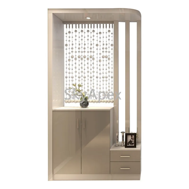 Feng Shui Door Entrance Screen Partition Cabinet Modern Simple Foyer Decor Locker Living Room Anti-scratch Elegant Easy Clean
Feng Shui Door Entrance Screen Partition Cabinet Modern Simple Foyer Decor Locker Living Room Anti-scratch Elegant Easy Clean