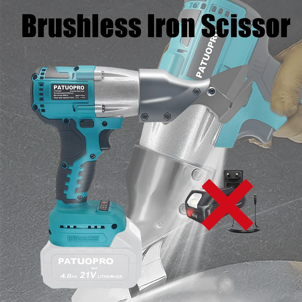 300N.m Cordless Electric Iron Scissor Brushless Metal Shear Rechargeable Cutting Power Tool For Makita 18V Battery(No Battery)
300N.m Cordless Electric Iron Scissor Brushless Metal Shear Rechargeable Cutting Power Tool For Makita 18V Battery(No Battery)