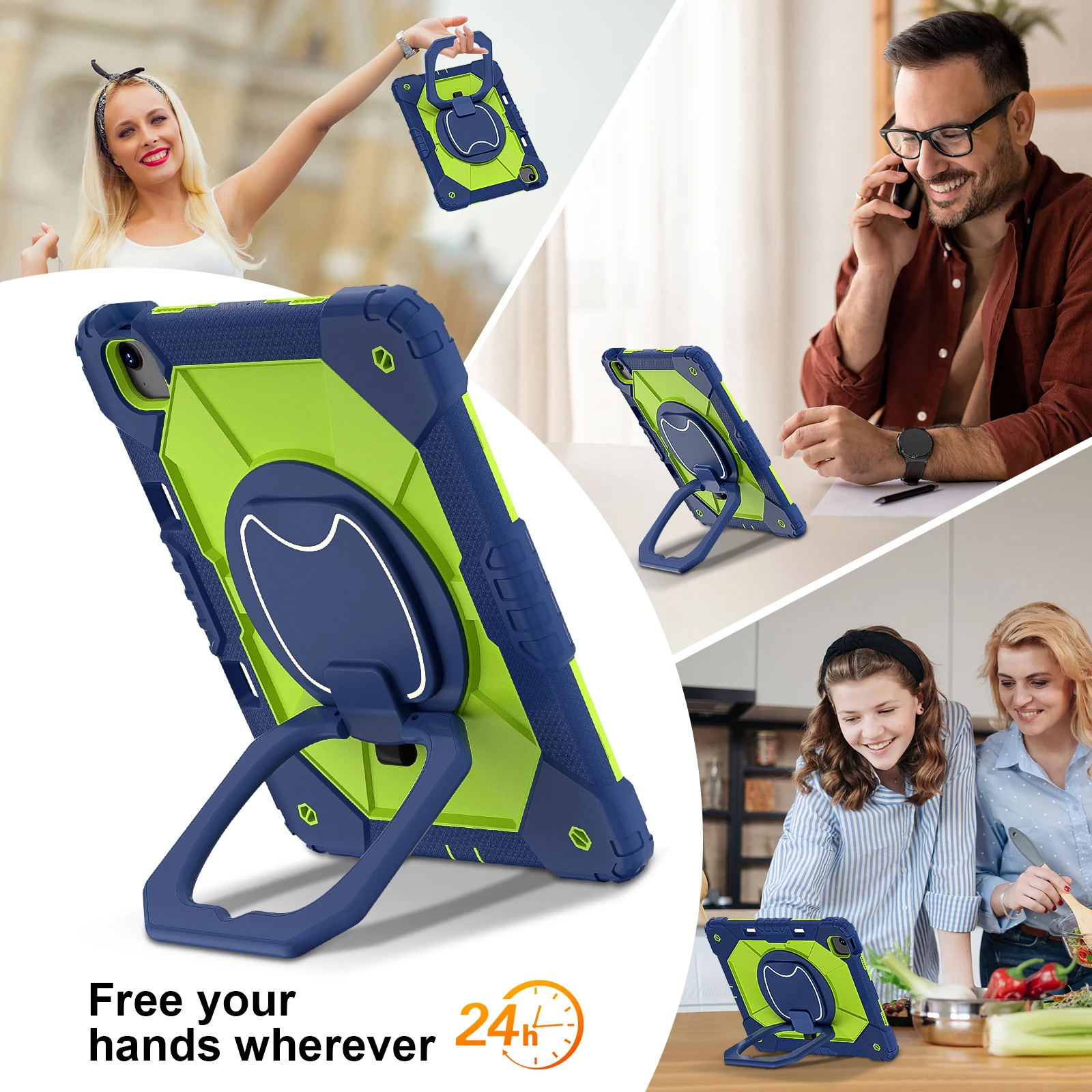 Stand Handle Grip Case For iPad Air 13 2026 M4 2025 M3 2024 M2 Pro 13 2025 M5 2024 M4 Rotating Armor Cover With Shoulder Strap
Stand Handle Grip Case For iPad Air 13 2026 M4 2025 M3 2024 M2 Pro 13 2025 M5 2024 M4 Rotating Armor Cover With Shoulder Strap