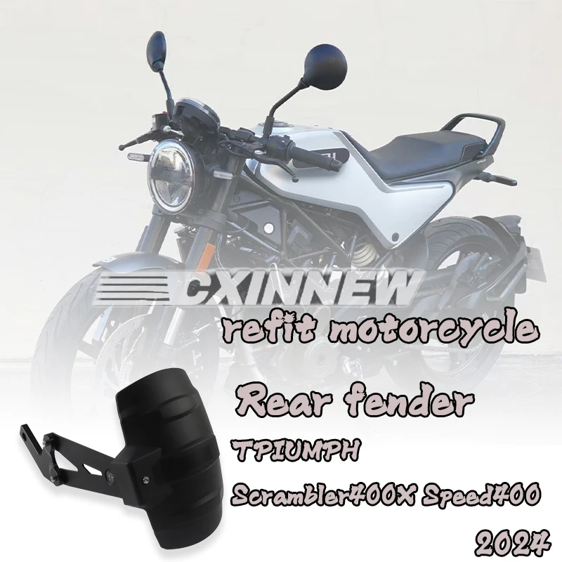 Для Scrambler 400X Speed 400 2024 2025 аксессуары для мотоциклов заднее крыло брызговик колесо Hugger брызговик кронштейн с ЧПУ
Для Scrambler 400X Speed 400 2024 2025 аксессуары для мотоциклов заднее крыло брызговик колесо Hugger брызговик кронштейн с ЧПУ