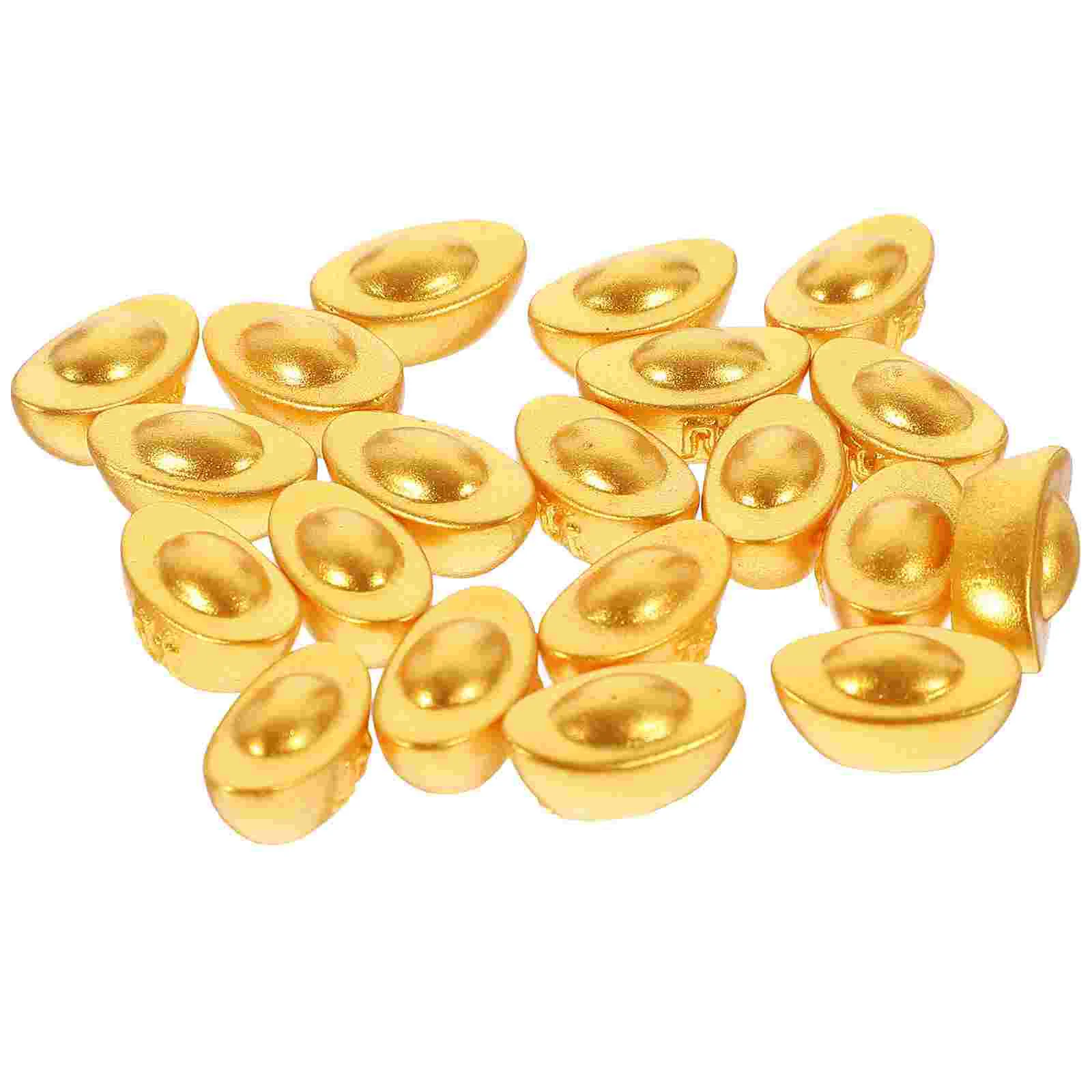 20 Pcs Mini Ingot Miniature Decors Golden Decoration Vintage Scene Accessory Model Resin Ornament
20 Pcs Mini Ingot Miniature Decors Golden Decoration Vintage Scene Accessory Model Resin Ornament