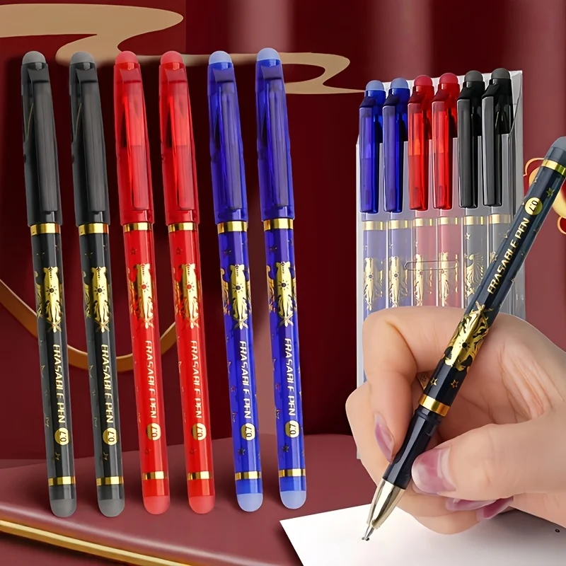 10-Pack of Gold-Plated Black Erasable Pens, Erasable Gel Pens, Simple Heat Erasable Pens, Easy to Erase, Student Stationery Supplies, Smooth Writing, Continuous Ink Flow, No Jamming, Great Gift Item
10-Pack of Gold-Plated Black Erasable Pens, Erasable Gel Pens, Simple Heat Erasable Pens, Easy to Erase, Student Stationery Supplies, Smooth Writing, Continuous Ink Flow, No Jamming, Great Gift Item