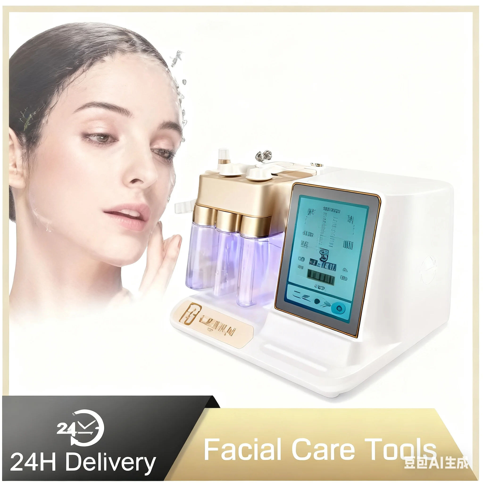 LESEN 6-IN-1 Small Bubble Hydrogen Oxygen Multi-Functional Beauty Device Facial Machine Peeling Cleansing Lifting Moisturising
LESEN 6-IN-1 Small Bubble Hydrogen Oxygen Multi-Functional Beauty Device Facial Machine Peeling Cleansing Lifting Moisturising