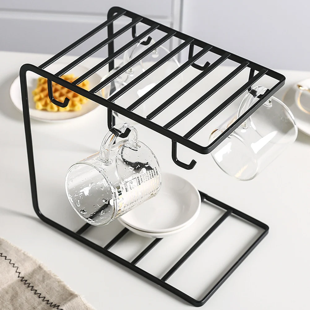 1pc Iron Art Mug Holder Rack Stand Drainage Cup Plate Storage Organizer For Home Restaurant Hotel Decor Random Color
1pc Iron Art Mug Holder Rack Stand Drainage Cup Plate Storage Organizer For Home Restaurant Hotel Decor Random Color
