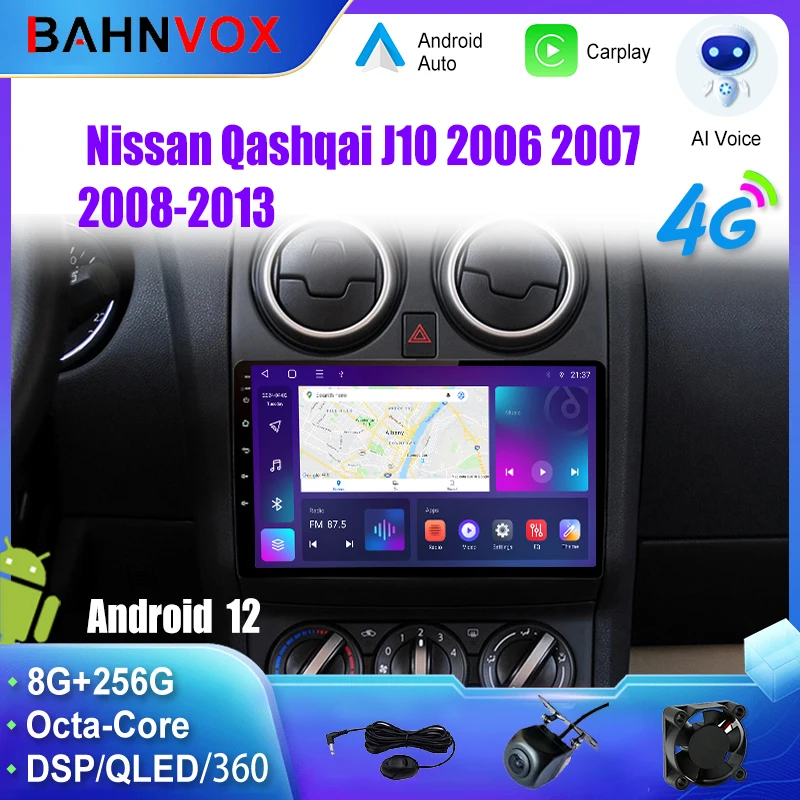 Android Car Radio GPS Navigation Multimedia Video Player For Nissan Qashqai J10 2006 2013 Stereo Tape Recorder Screen 4G
Android Car Radio GPS Navigation Multimedia Video Player For Nissan Qashqai J10 2006 2013 Stereo Tape Recorder Screen 4G