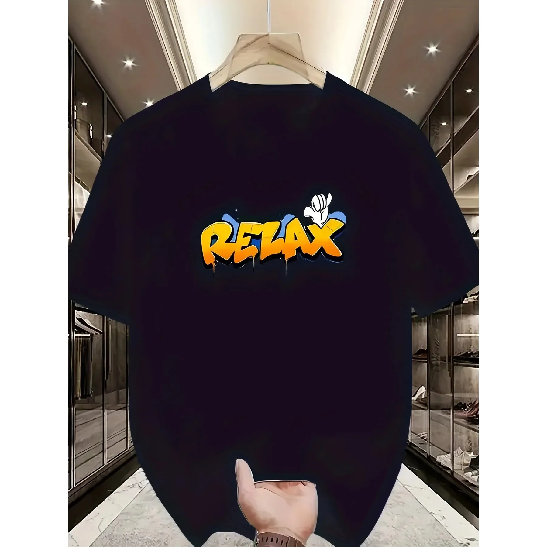 Graffiti Relax Graphic Tee Men's Short Sleeve O-Neck Casual Cotton T-Shirt
Graffiti Relax Graphic Tee Men's Short Sleeve O-Neck Casual Cotton T-Shirt