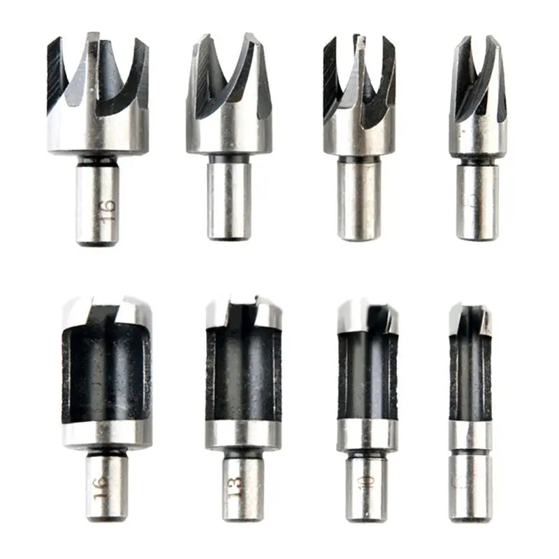 ABUP-8Pcs 5/8In 1/2In 3/8In 1/4In Wood Plug Cutter Straight And Taper Claw Drill Bit Set Saw Cutting Tool Woodworking Drill Bit
ABUP-8Pcs 5/8In 1/2In 3/8In 1/4In Wood Plug Cutter Straight And Taper Claw Drill Bit Set Saw Cutting Tool Woodworking Drill Bit