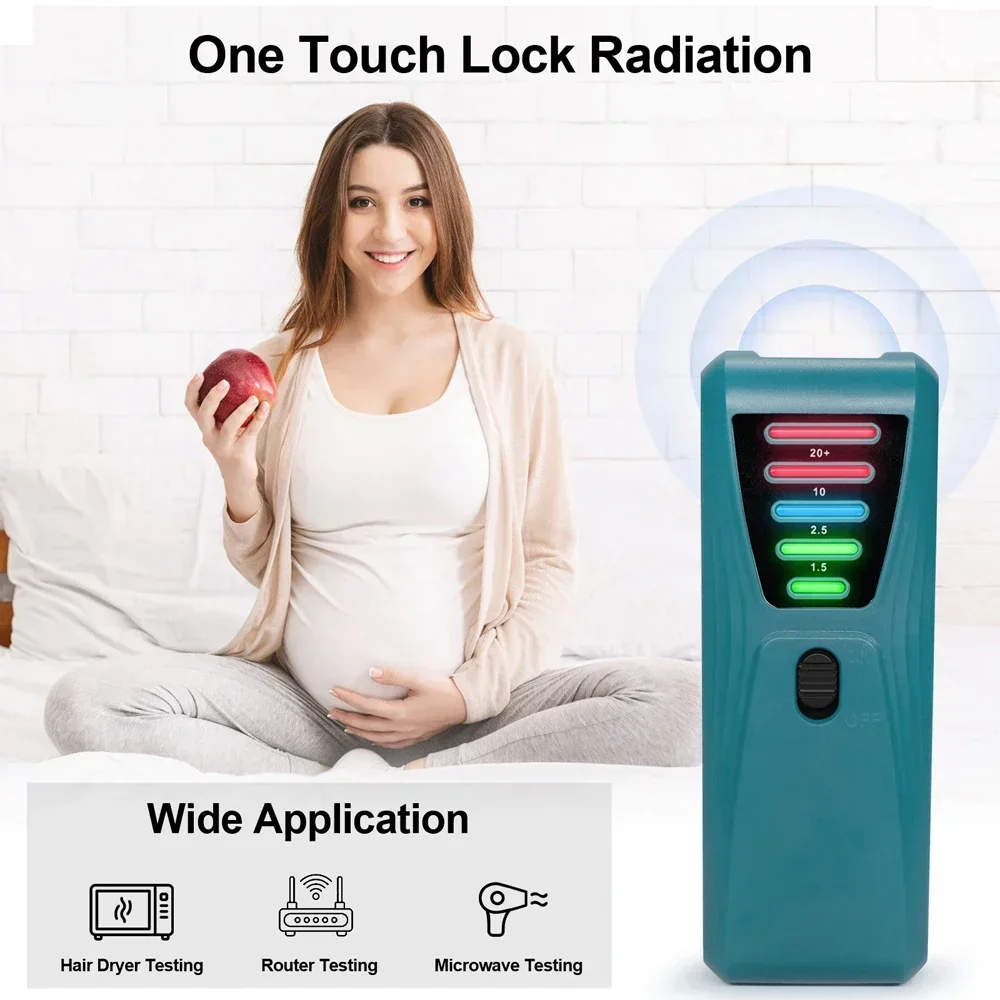Practical Electromagnetic Radiation Detector Handheld EMF Tester EMF Meter Portable 5 LED Gauss Meter Magnetic-Field Test Meter
Practical Electromagnetic Radiation Detector Handheld EMF Tester EMF Meter Portable 5 LED Gauss Meter Magnetic-Field Test Meter