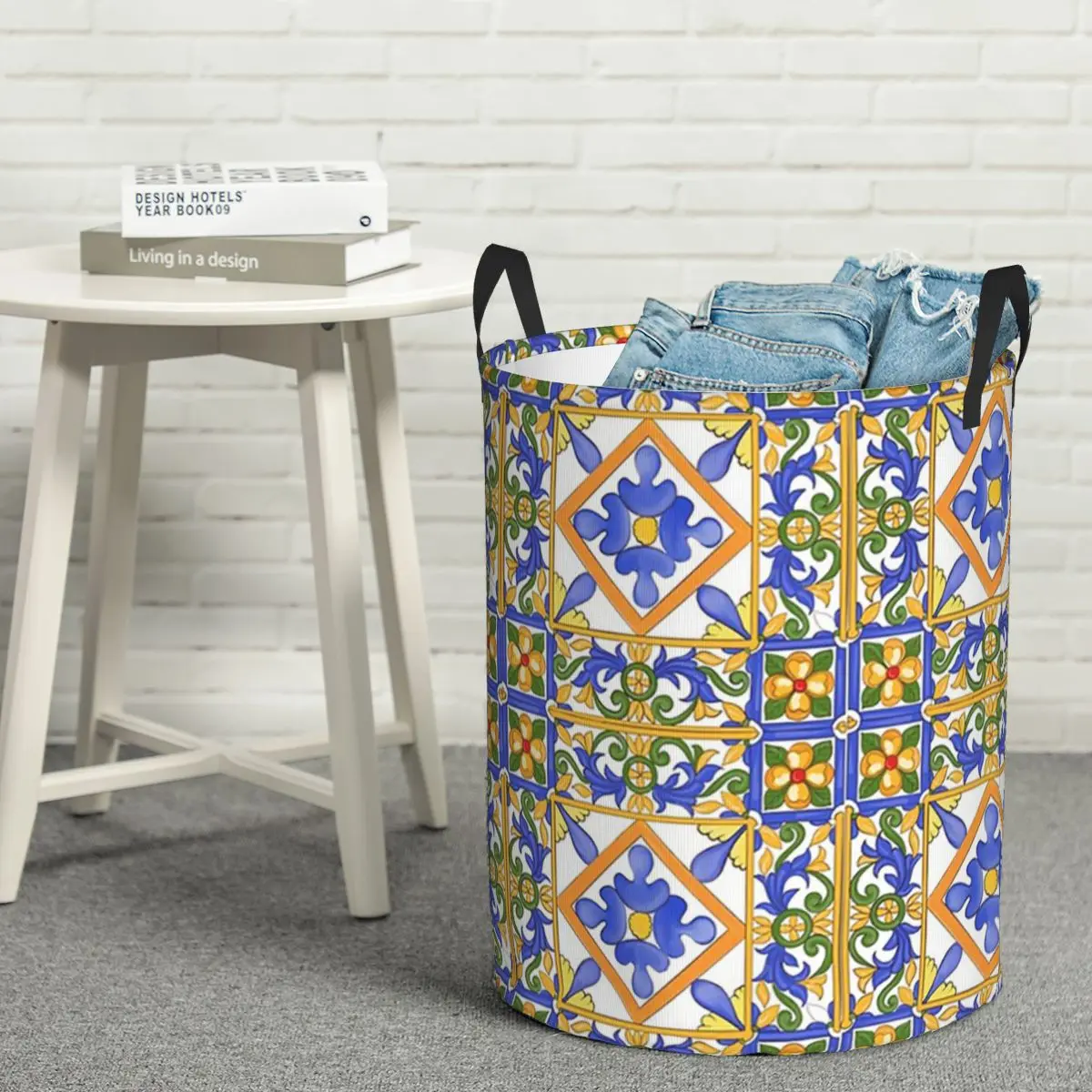Laundry Collector CitrusSicilian Style Summer Decor Pattern Foldable Laundry Basket Home Organizer Baby Washing Basket Organizer
Laundry Collector CitrusSicilian Style Summer Decor Pattern Foldable Laundry Basket Home Organizer Baby Washing Basket Organizer