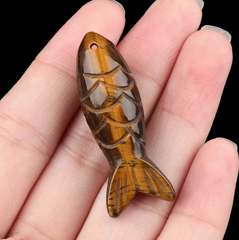 2Pcs DIY Small Pendant Crystal Carved Fish-Shaped Pendant For Jewelry Making Earrings Necklace Accessory
2Pcs DIY Small Pendant Crystal Carved Fish-Shaped Pendant For Jewelry Making Earrings Necklace Accessory