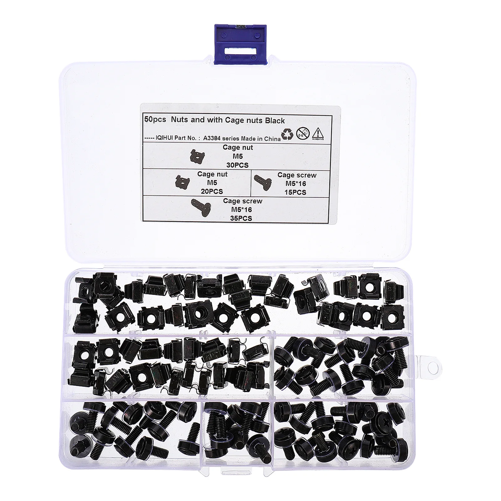 50Pcs Professional Cage Nuts Square Lock Insert Nuts Carbon Steel for Rack Mounting Server Cabinets High Humidity Areas
50Pcs Professional Cage Nuts Square Lock Insert Nuts Carbon Steel for Rack Mounting Server Cabinets High Humidity Areas