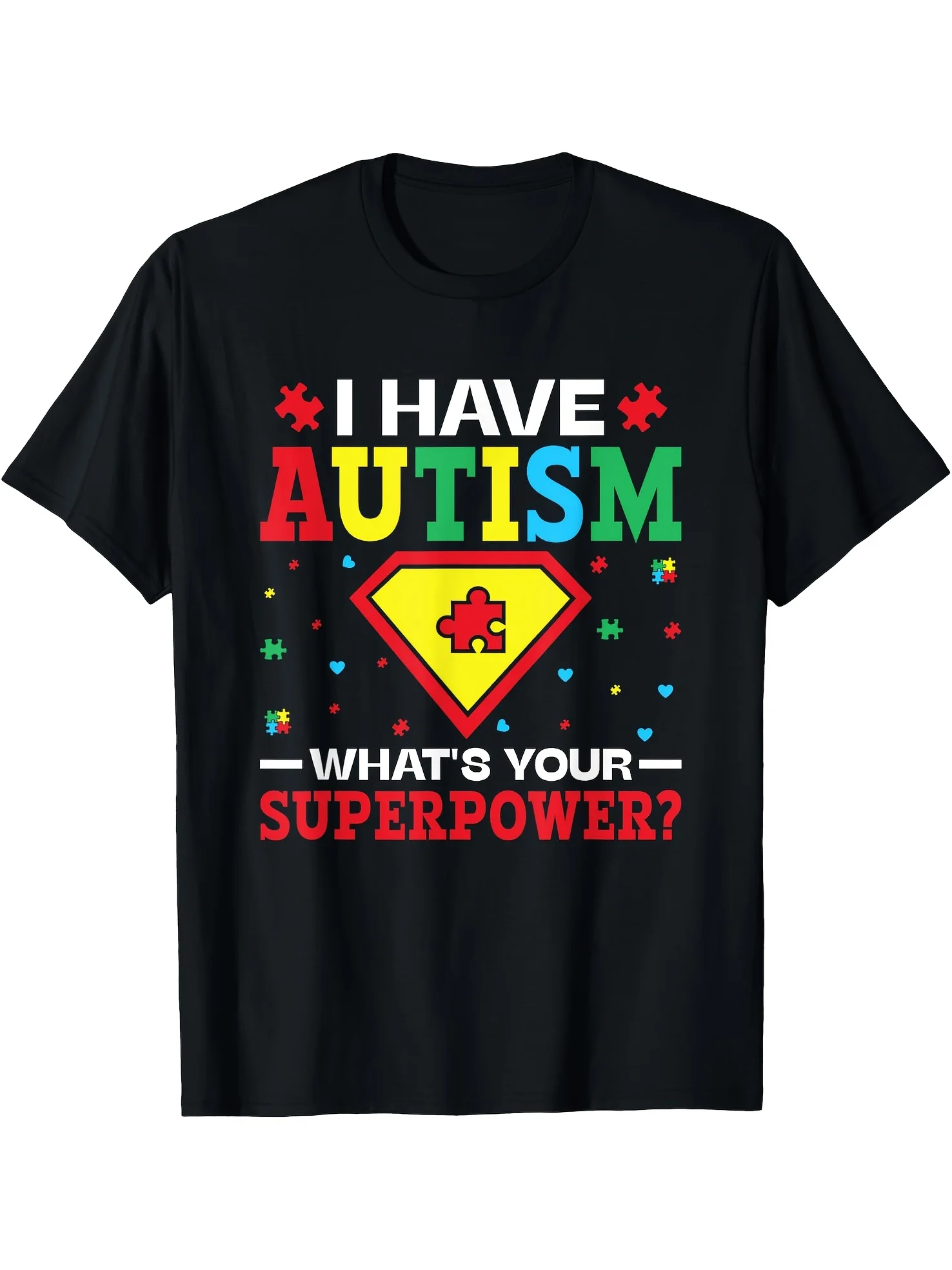"I Love Autistic People" T-Shirt - 180g Cotton, Autism Support Awareness Tee
"I Love Autistic People" T-Shirt - 180g Cotton, Autism Support Awareness Tee