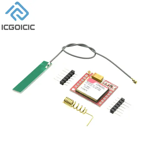 SIM800L GPRS GSM Module Micro carte SIM noyau Quad-bande TTL Port série antenne PCB carte WIFI sans fil pour téléphone intelligent