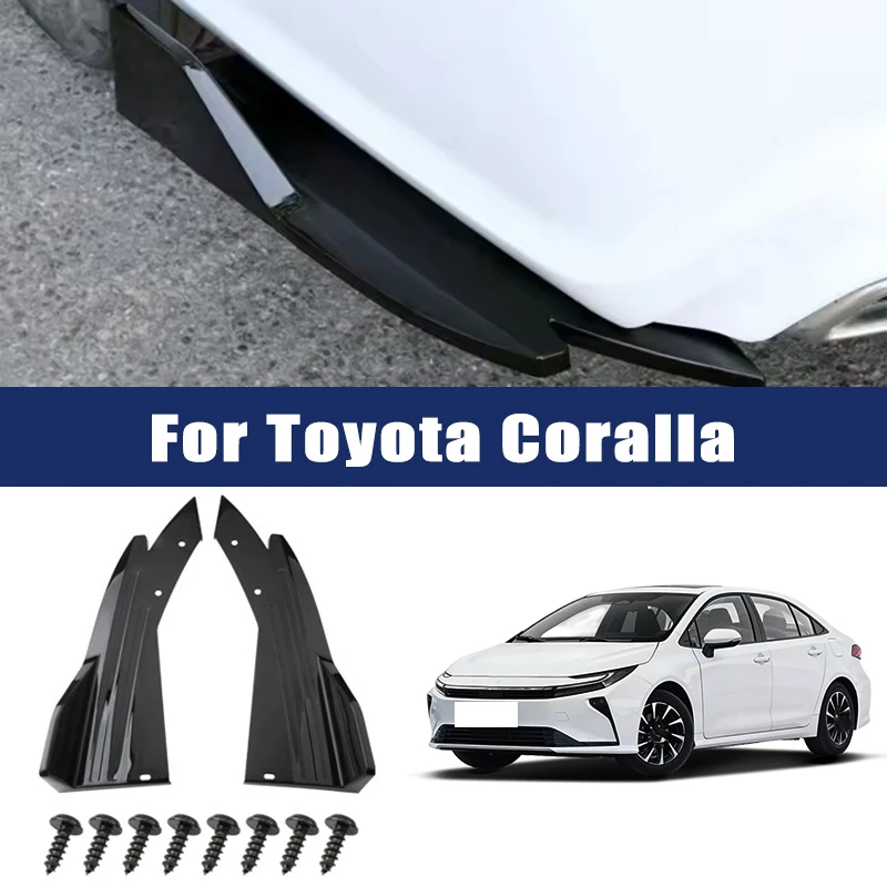 2pcs Car Rear Bumper Spoiler Lip Carbon Fiber Wing Trim Anti-crash Diffuser Side Skirt Wrap Angle Splitter For Toyota Coralla
2pcs Car Rear Bumper Spoiler Lip Carbon Fiber Wing Trim Anti-crash Diffuser Side Skirt Wrap Angle Splitter For Toyota Coralla
