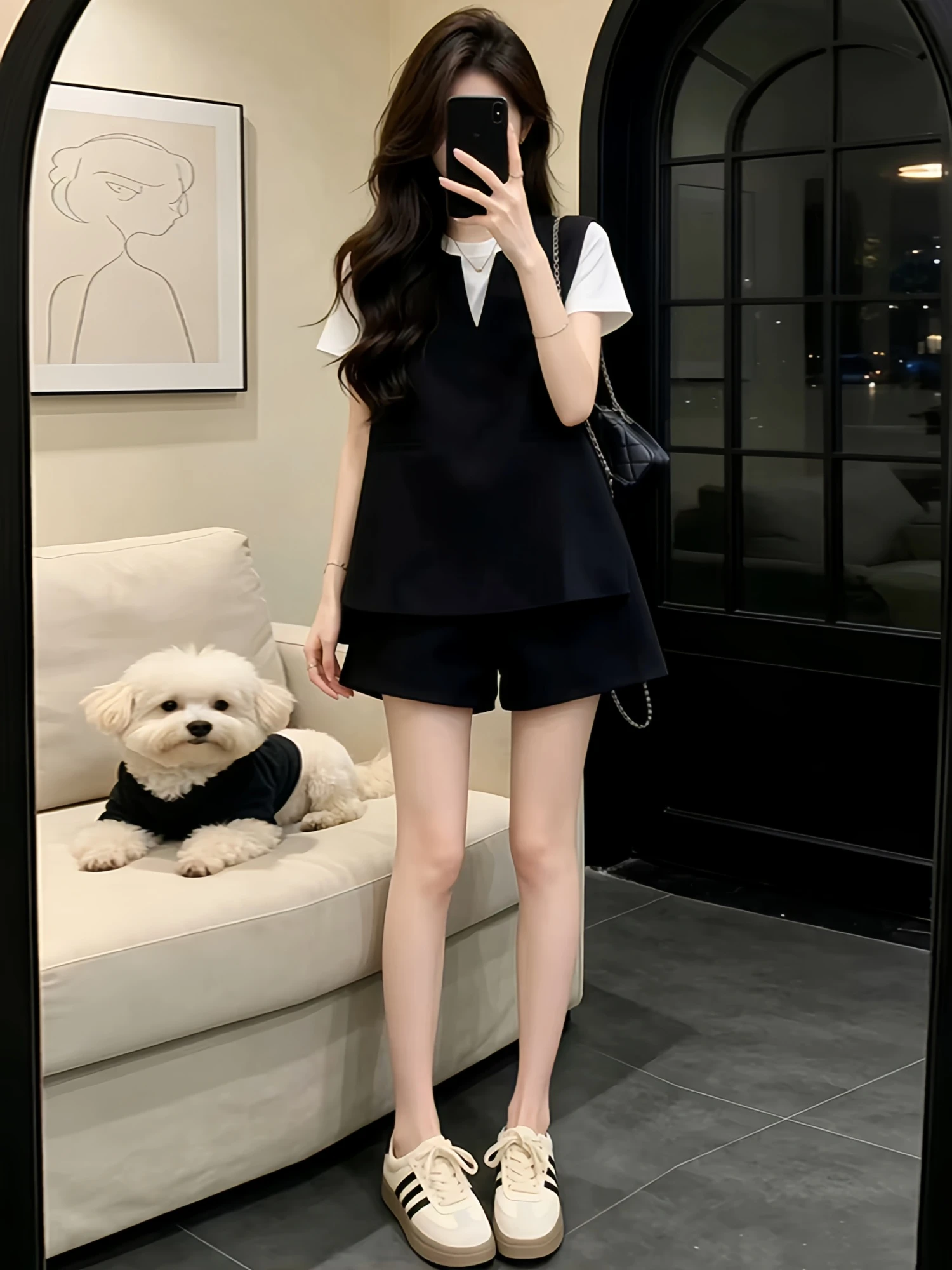 Casual Style Tank Top Shorts Set Women's Fashionable Two-Piece Summer Outfit Breathable Comfortable High Waist round Neck
Casual Style Tank Top Shorts Set Women's Fashionable Two-Piece Summer Outfit Breathable Comfortable High Waist round Neck