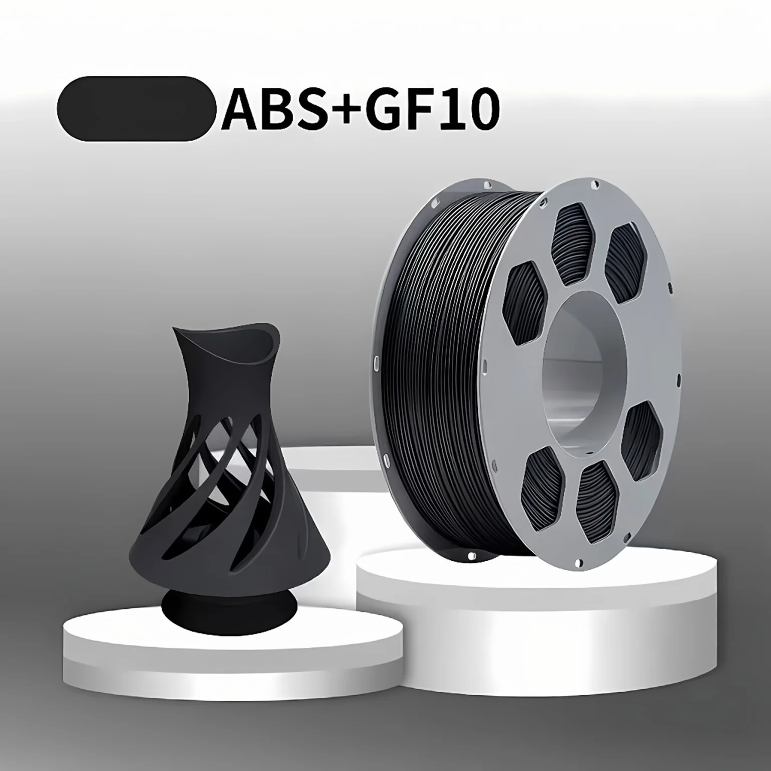 1.75mm ABS GF10 3D Printer Filament Glass Fiber Reinforced High Strength Heat Resistant Low Odor 1KG Spool
1.75mm ABS GF10 3D Printer Filament Glass Fiber Reinforced High Strength Heat Resistant Low Odor 1KG Spool