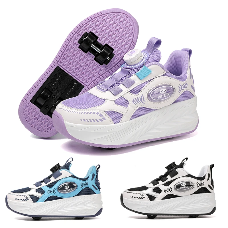 Kids Four Wheels Roller Skating Shoes with Rotary Buckle Detachable Wheels Roller Skate Shoes For Teenagers
Kids Four Wheels Roller Skating Shoes with Rotary Buckle Detachable Wheels Roller Skate Shoes For Teenagers