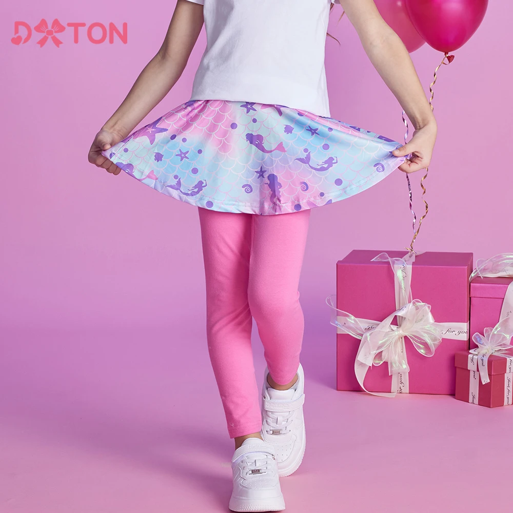 DXTON Autumn Girls Trousers+Skirt Pink Mermaid Print Toddlers Skinny Leggings with Skirt Kids Pants School Sporting Clothing
DXTON Autumn Girls Trousers+Skirt Pink Mermaid Print Toddlers Skinny Leggings with Skirt Kids Pants School Sporting Clothing