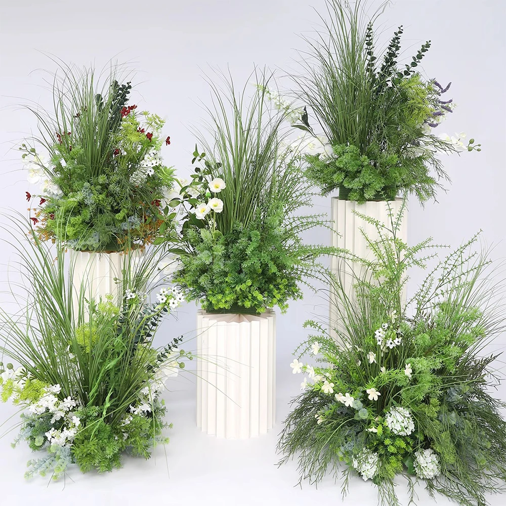 Лесная зеленая цветочная композиция, уличный свадебный фон, декор, цветочная композиция для направляющей и реквизита для вечеринки в пол
Лесная зеленая цветочная композиция, уличный свадебный фон, декор, цветочная композиция для направляющей и реквизита для вечеринки в пол