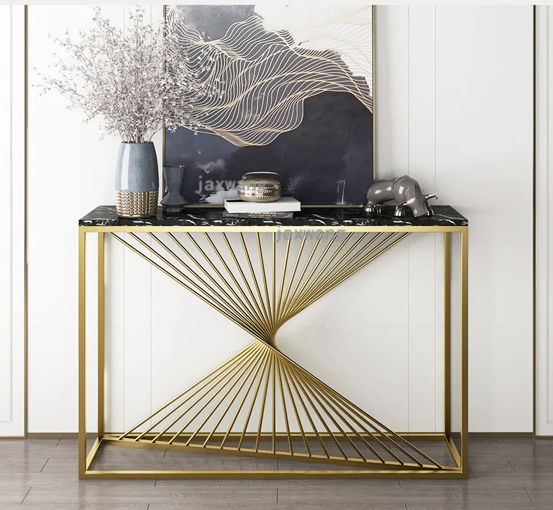 Light Luxury Modern Console Marbre Living Room Sofa Tables Nordic Home Iron Sofa Table Furniture Bedroom Decoration Cabinet
Light Luxury Modern Console Marbre Living Room Sofa Tables Nordic Home Iron Sofa Table Furniture Bedroom Decoration Cabinet