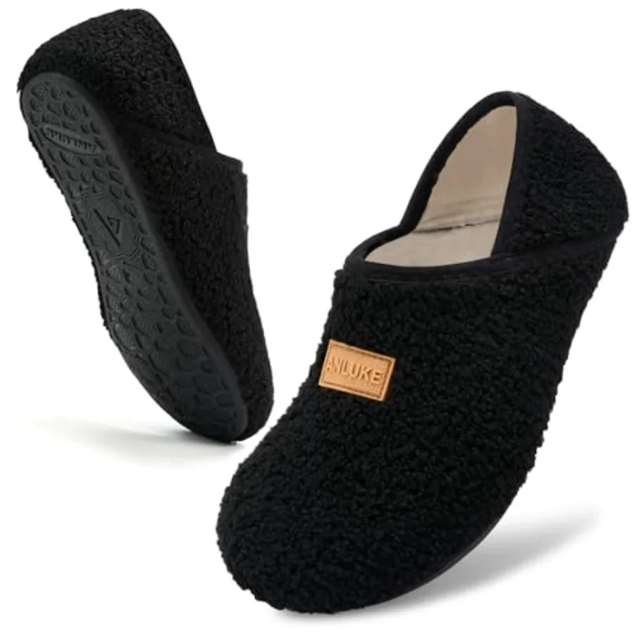 ANLUKE Slipper for Women Men Slipper Socks Fuzzy House Shoes Rubber Sole Slip On Soft-Lightweight Non Slip Indoor/Outdoor
ANLUKE Slipper for Women Men Slipper Socks Fuzzy House Shoes Rubber Sole Slip On Soft-Lightweight Non Slip Indoor/Outdoor