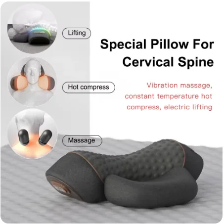 Electric Neck Massager Pillow Cervical Stretcher Heating Vibration Massage Back Traction Orthopedic Sleeping Pillows Support
Electric Neck Massager Pillow Cervical Stretcher Heating Vibration Massage Back Traction Orthopedic Sleeping Pillows Support