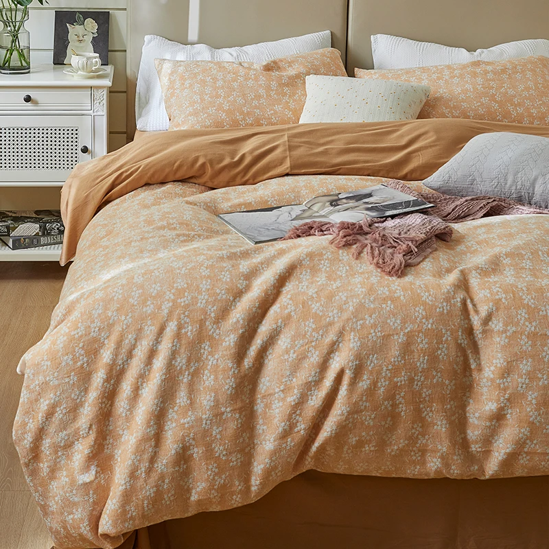 Cotton washed cotton three-layer air jacquard Ruixiang four-piece set
Cotton washed cotton three-layer air jacquard Ruixiang four-piece set