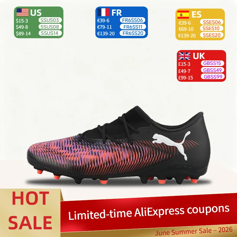 Puma Future 8 MG Soft, Comfortable, and Breathable Low-Top Soccer Training Shoes for Men and Women - Purple and Black 108373-01
Puma Future 8 MG Soft, Comfortable, and Breathable Low-Top Soccer Training Shoes for Men and Women - Purple and Black 108373-01