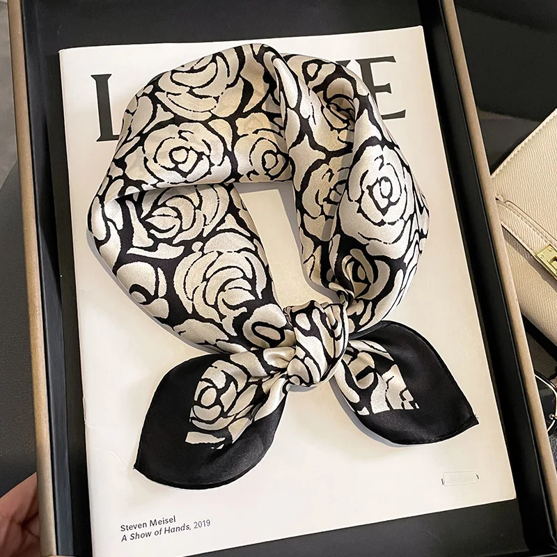 2023 New 100% Real Silk Square Scarf for Women Elegant Floral Bag Ribbon Hairband Bandana Neckerchief Foulard Female Lady Gift
2023 New 100% Real Silk Square Scarf for Women Elegant Floral Bag Ribbon Hairband Bandana Neckerchief Foulard Female Lady Gift