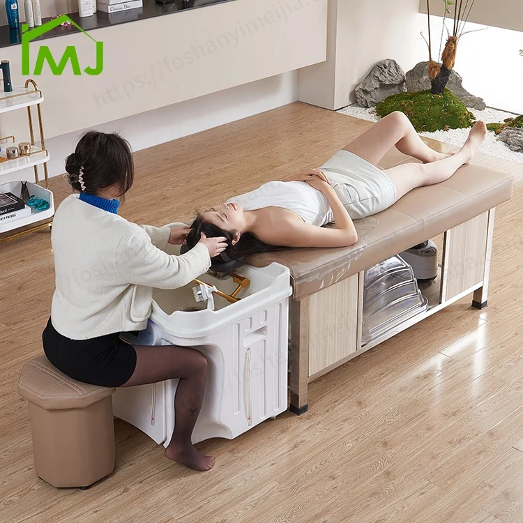 Portable Hair Wash Basin Salon Equipment Shampoo Chair Bed With Salon Head Spa Sink
Portable Hair Wash Basin Salon Equipment Shampoo Chair Bed With Salon Head Spa Sink
