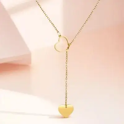 Heart Necklace Alloy Smooth Surface Romantic Pendant for Women Graduation Birthday Gift Delicate Gold Jewelry Necklaces
Heart Necklace Alloy Smooth Surface Romantic Pendant for Women Graduation Birthday Gift Delicate Gold Jewelry Necklaces