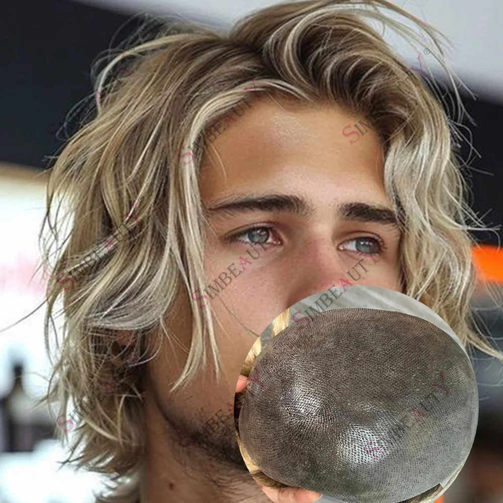 4Т613 # Блондинка с эффектом омбре, 100% человеческие волосы, система замены седых волос, необнаружимая натуральная линия волос, ультра тонкая кожа, 0,06 мм, мужской парик
4Т613 # Блондинка с эффектом омбре, 100% человеческие волосы, система замены седых волос, необнаружимая натуральная линия волос, ультра тонкая кожа, 0,06 мм, мужской парик