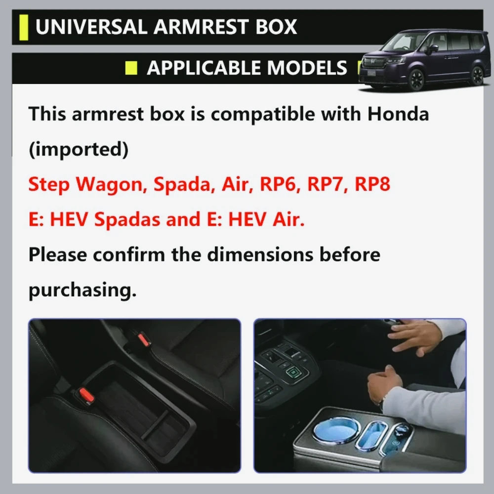 Reposabrazos para Consola Central Automóvil Honda Stepwagon, Caja Reposabrazos Dedicada para Honda Stepwagon Spada Air RP6 RP7
Reposabrazos para Consola Central Automóvil Honda Stepwagon, Caja Reposabrazos Dedicada para Honda Stepwagon Spada Air RP6 RP7